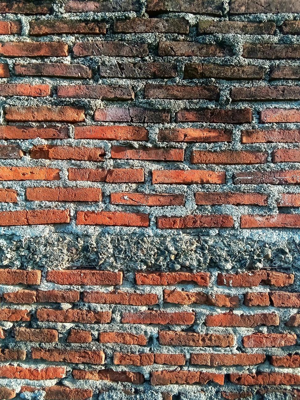 Restored brickwork detail